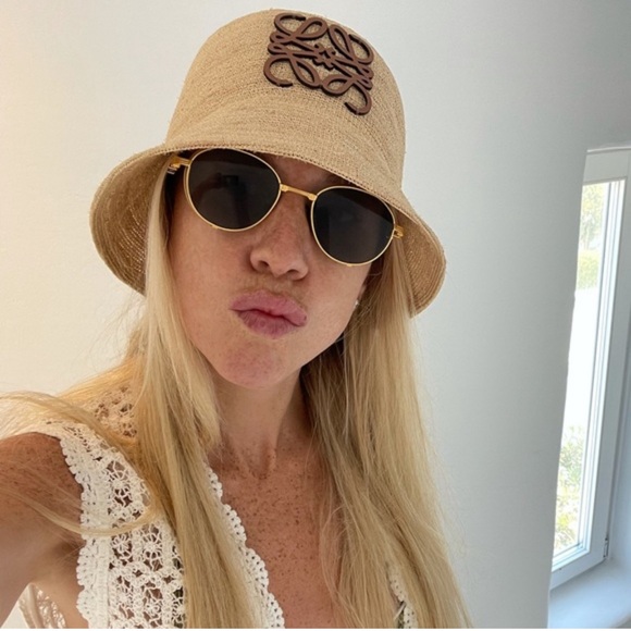 ❗️Price Firm❗️ Raffia Bucket Hat from Loewe Size 57 - Picture 5 of 11